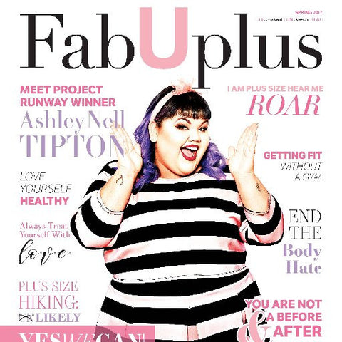 my plus size blogger feature in fabuplus magazine ready to stare magazine cover size