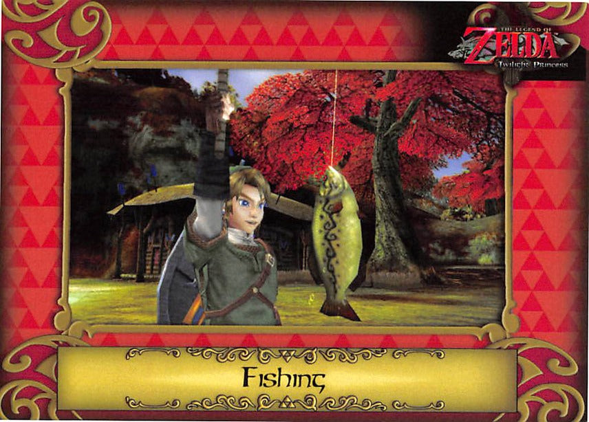 Legend of Zelda Trading Card - 51 Fishing (Link / Twilight Princess) ( –  Cherden's Doujinshi Shop