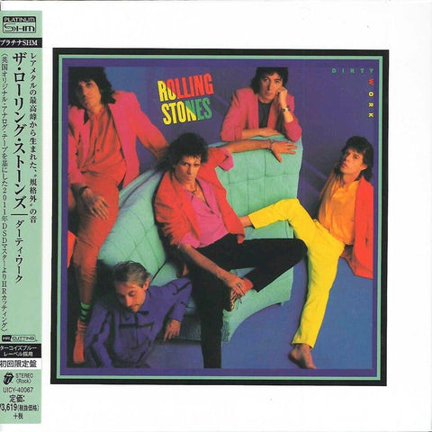 The Rolling Stones - Dirty Work - Japan Platinum SHM - UICY-40067 - CD ...
