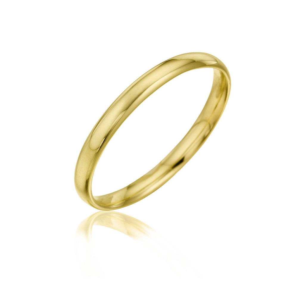 Eclisse - 2.0mm band | Omi Gold