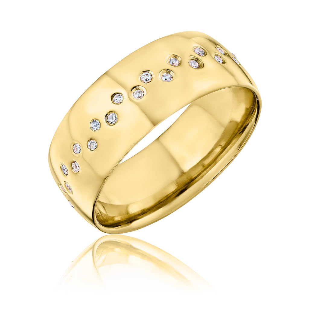 Diamond Dots ring | Omi Gold