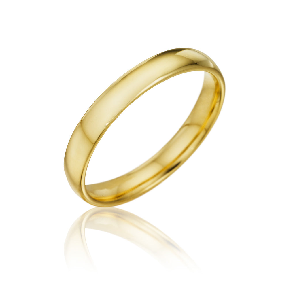 Eclisse - 3.0mm band | Omi Gold