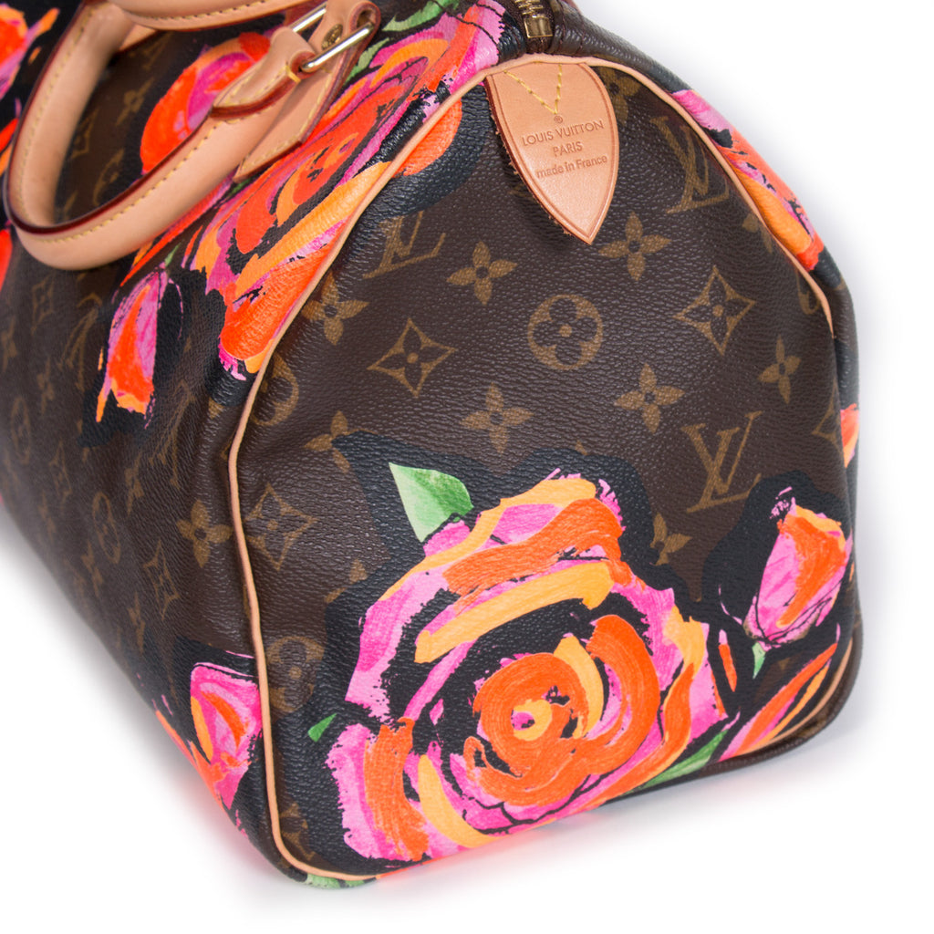 F/W 2008 Louis Vuitton x Sprouse Silk Roses Graffiti Scarf