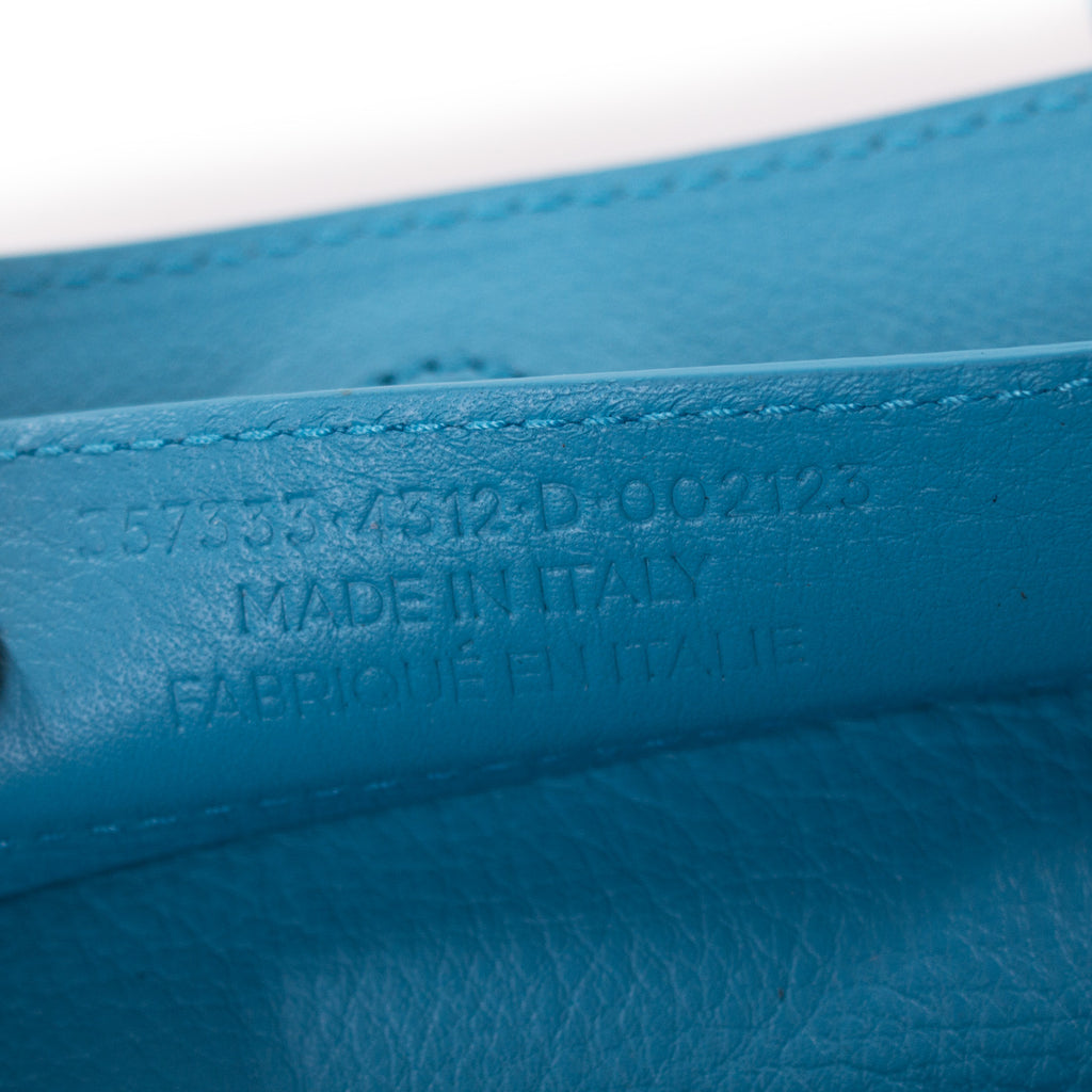 Shop authentic Balenciaga Mini A4 Papier Zip Around at revogue for just ...