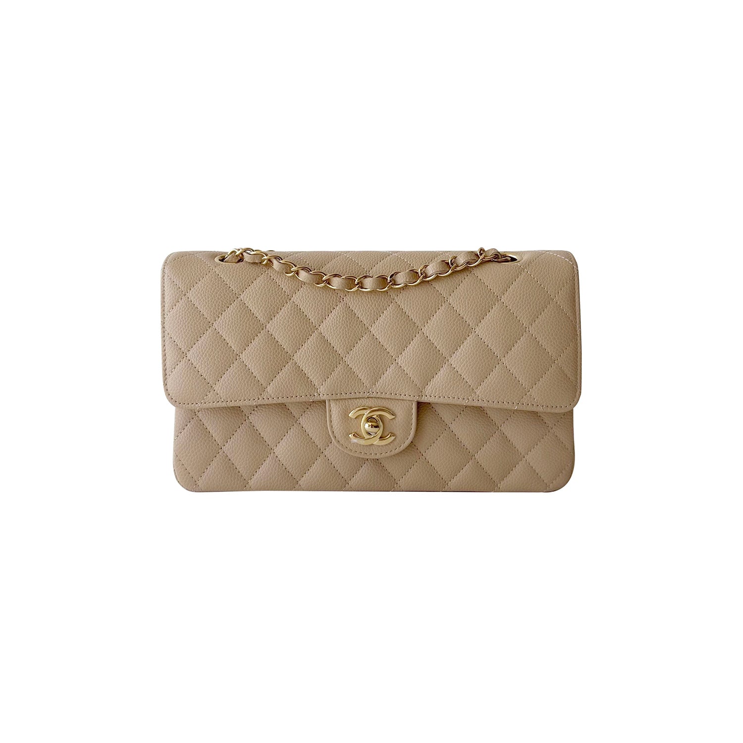 Shop authentic Chanel Deauville Small Shopper Tote Bag at revogue