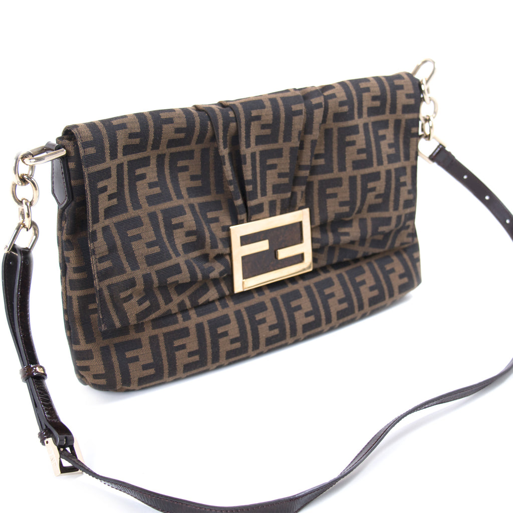 Shop authentic Fendi Zucca Canvas Cross Body Bag at revogue for just ...