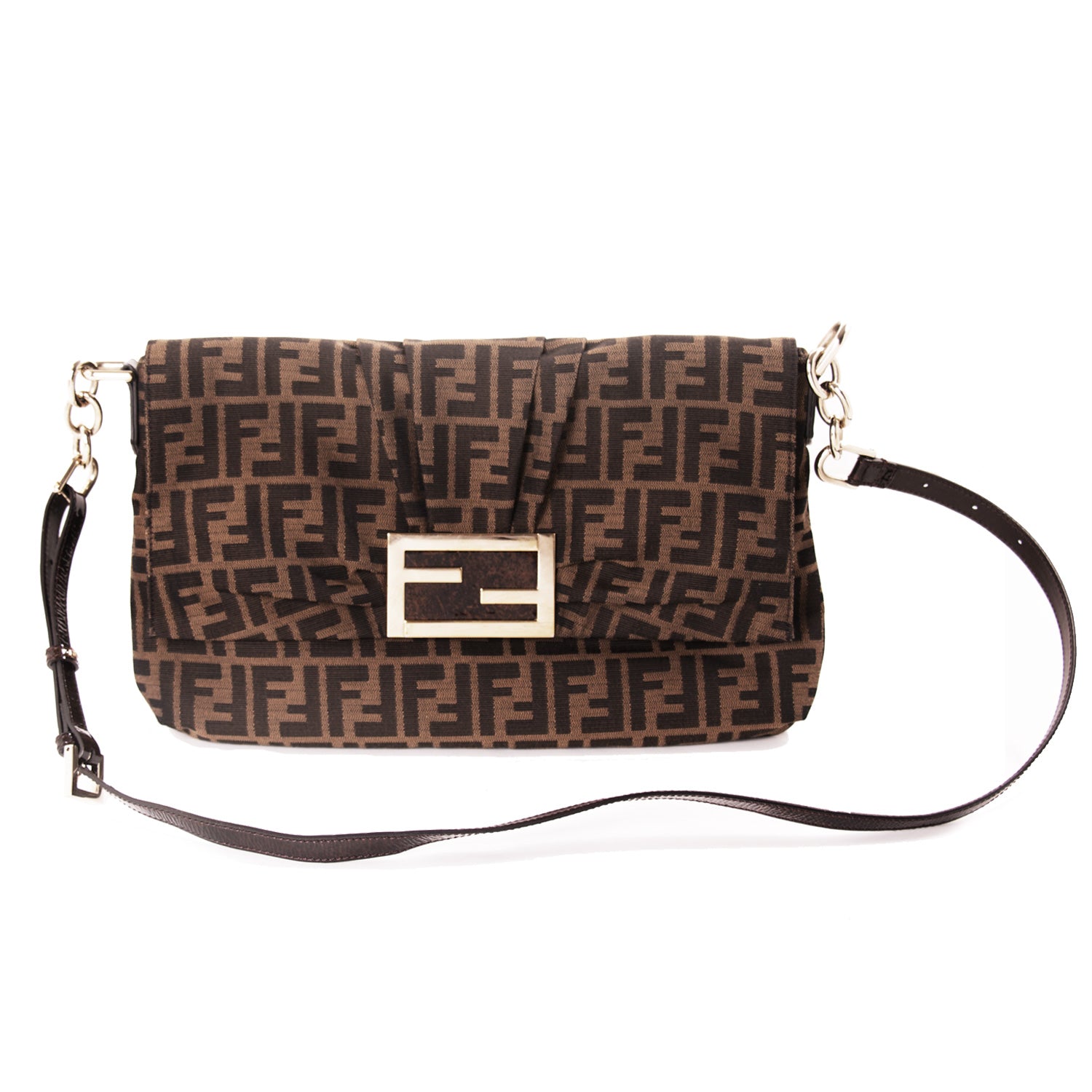 Shop authentic Fendi Zucca Canvas Cross Body Bag at revogue for just ...