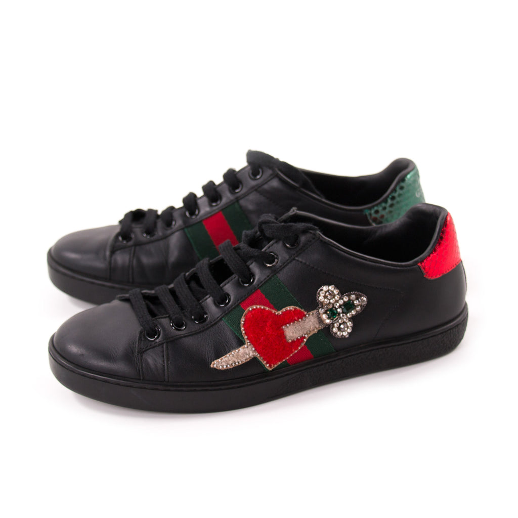 ace embroidered sneaker gucci