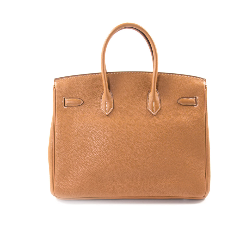 Shop authentic Hermès Birkin 35 Gold Togo Leather at revogue for just USD 9,200.00