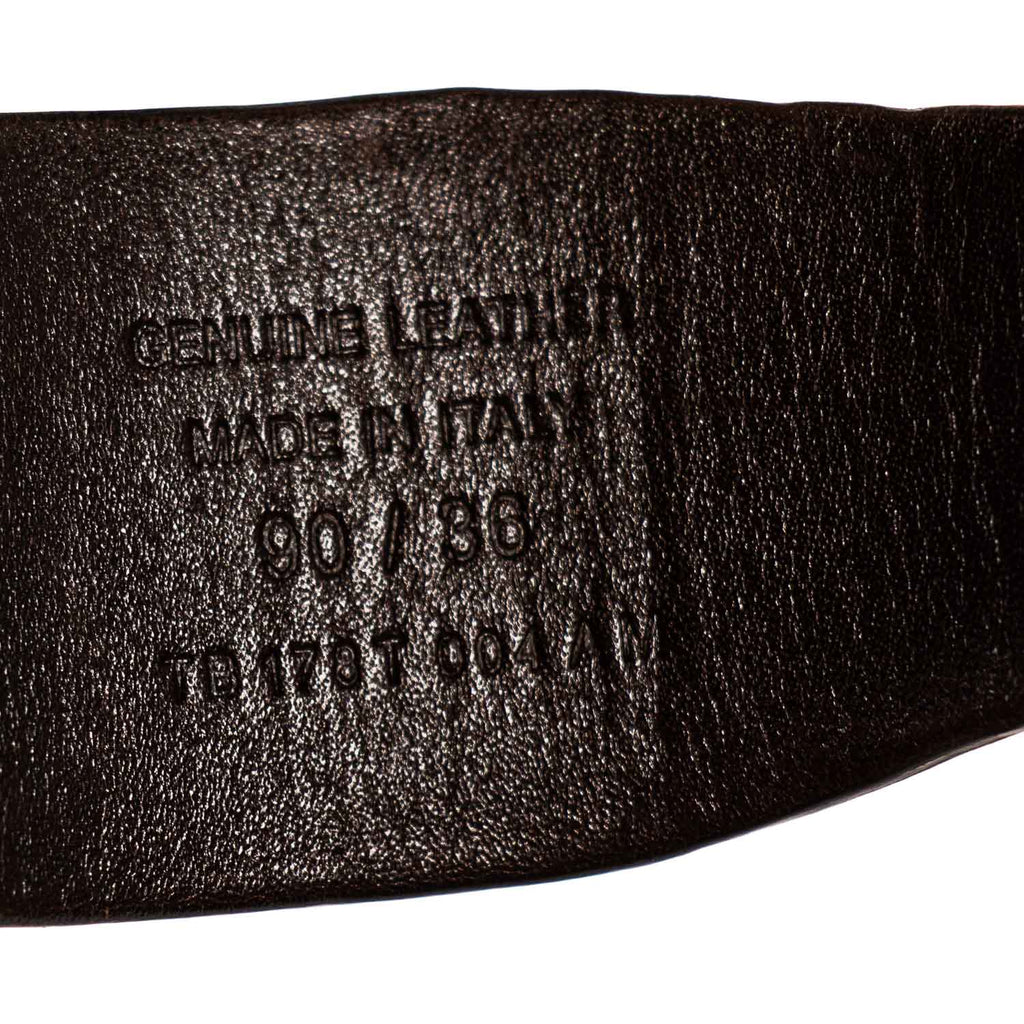 Shop authentic Tom Ford T Logo Leather Belt at revogue for just USD 