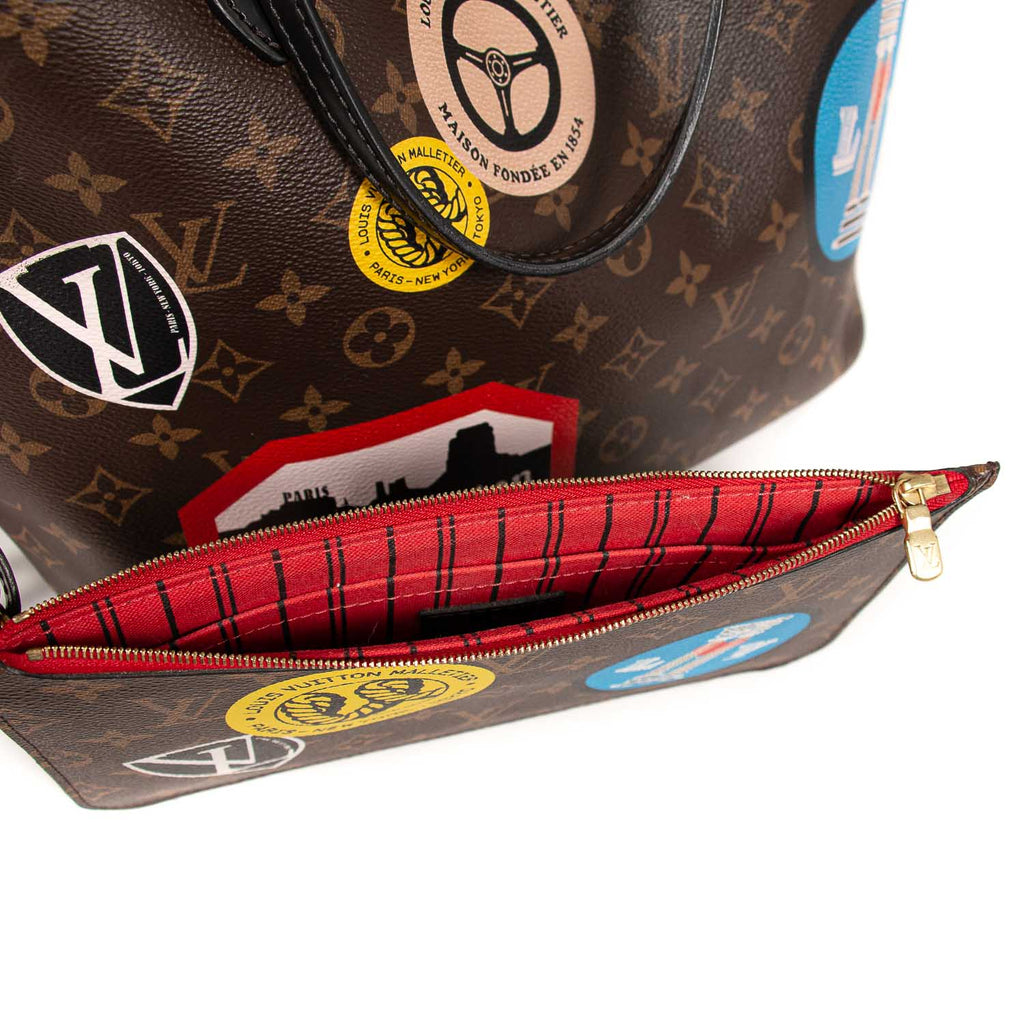 Louis Vuitton World Tour Limited Edition Monogram Neverfull MM