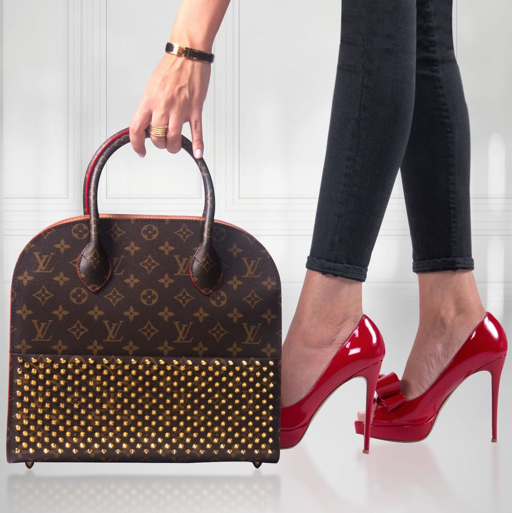 Shop authentic Louis Vuitton Shopping Bag Christian Louboutin at Re-Vogue for just USD 4,488.00