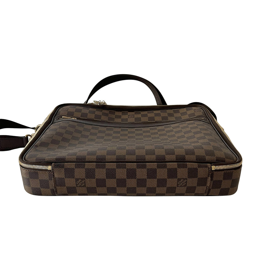 Louis Vuitton Ultra Rare Damier Ebene Mini Computer Bag 3lv721   Bagriculture