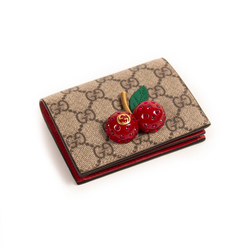 gucci cherry card case