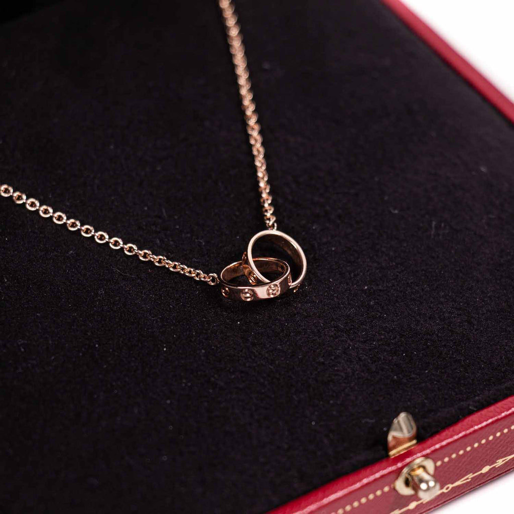 Shop Authentic Cartier Rose Gold Love Necklace At Revogue For Just Usd 1 700 00