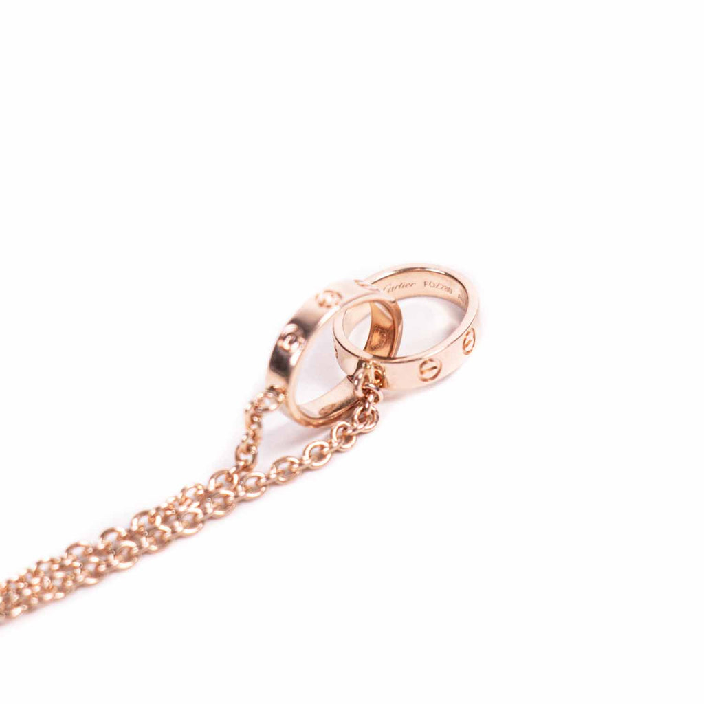 Shop Authentic Cartier Rose Gold Love Necklace At Revogue For Just Usd 1 700 00