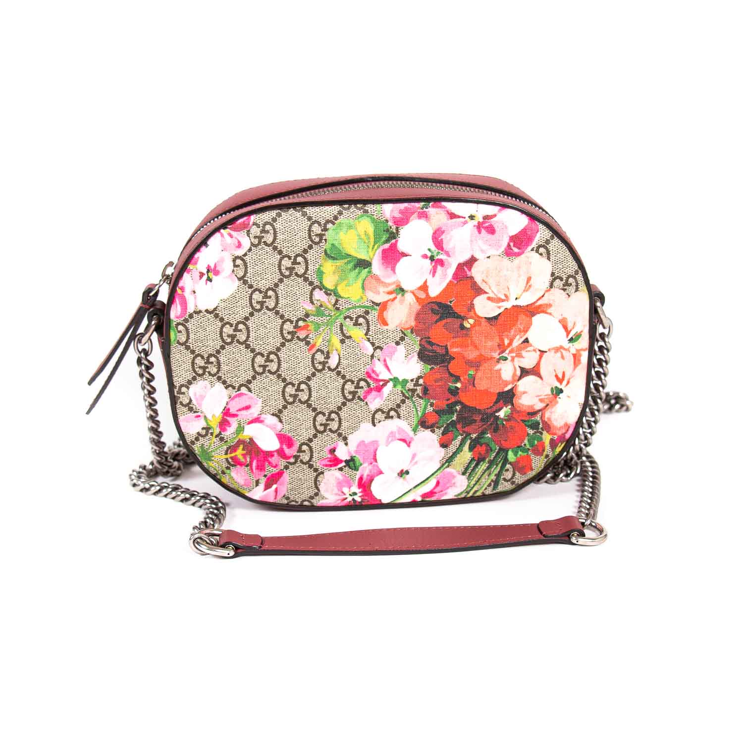 Shop authentic Gucci Blooms Camera Crossbody Bag at revogue for just ...