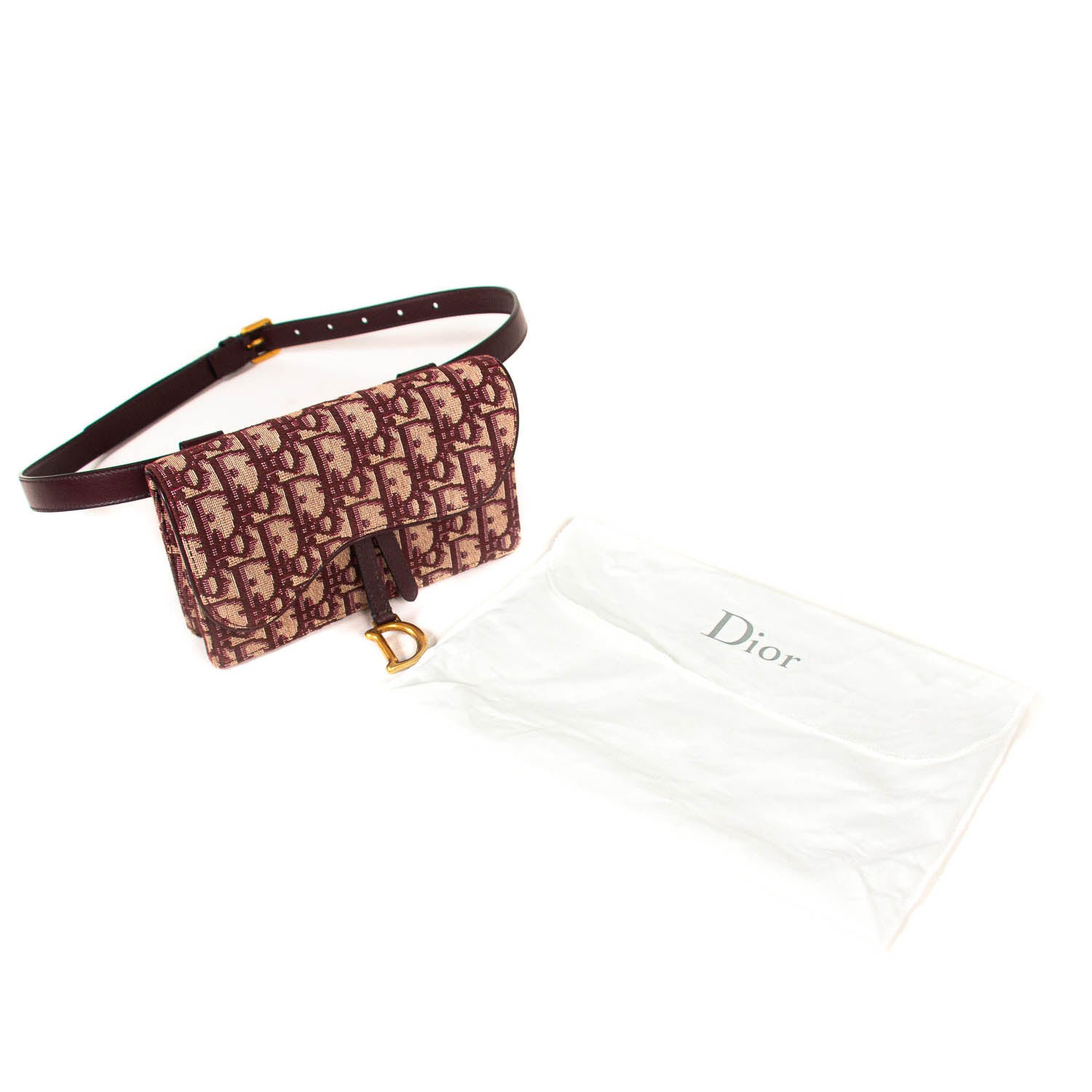 Shop authentic Christian Dior Saddle Belt Pouch at revogue for just USD ...