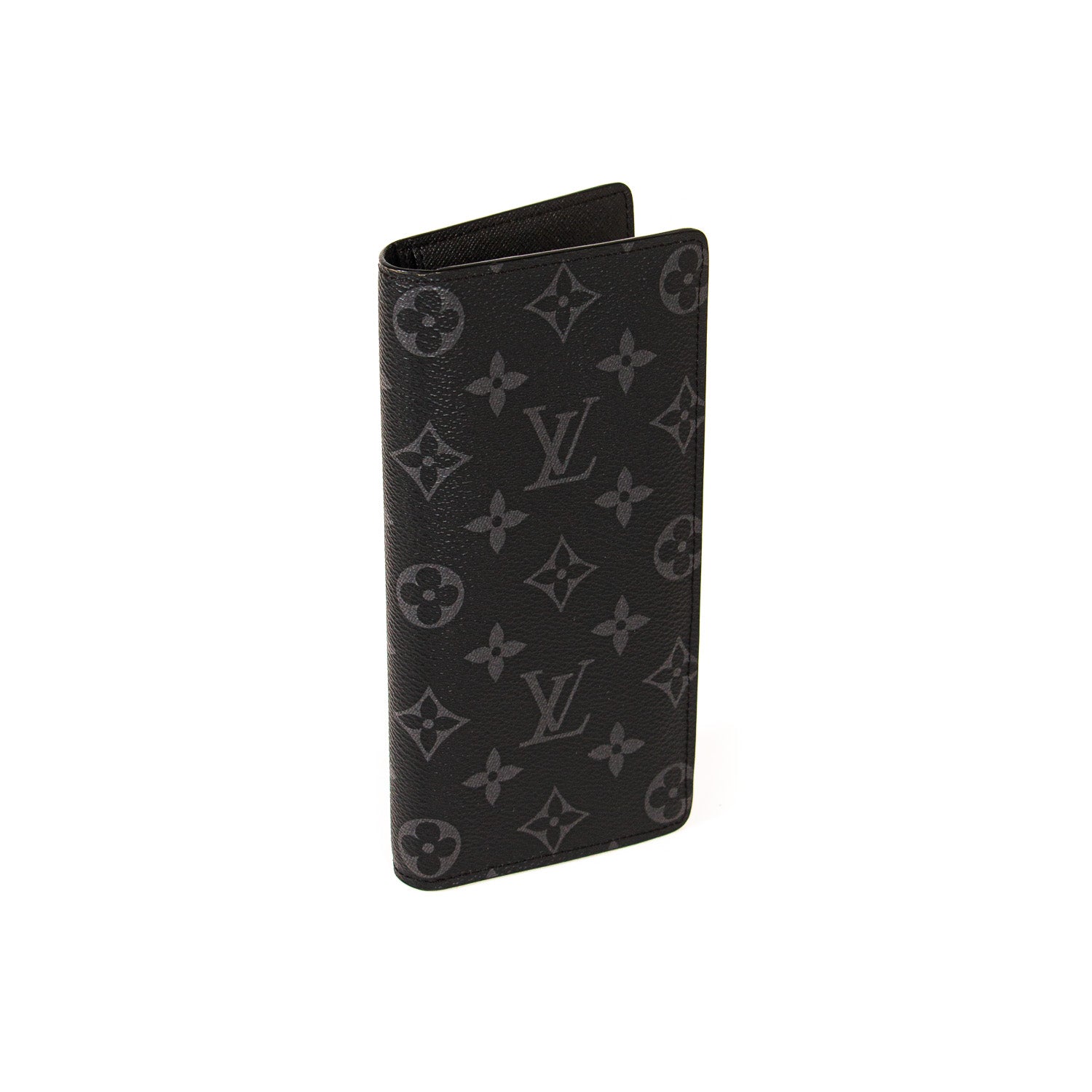 Shop authentic Louis Vuitton Monogram Eclipse Brazza Wallet at revogue ...