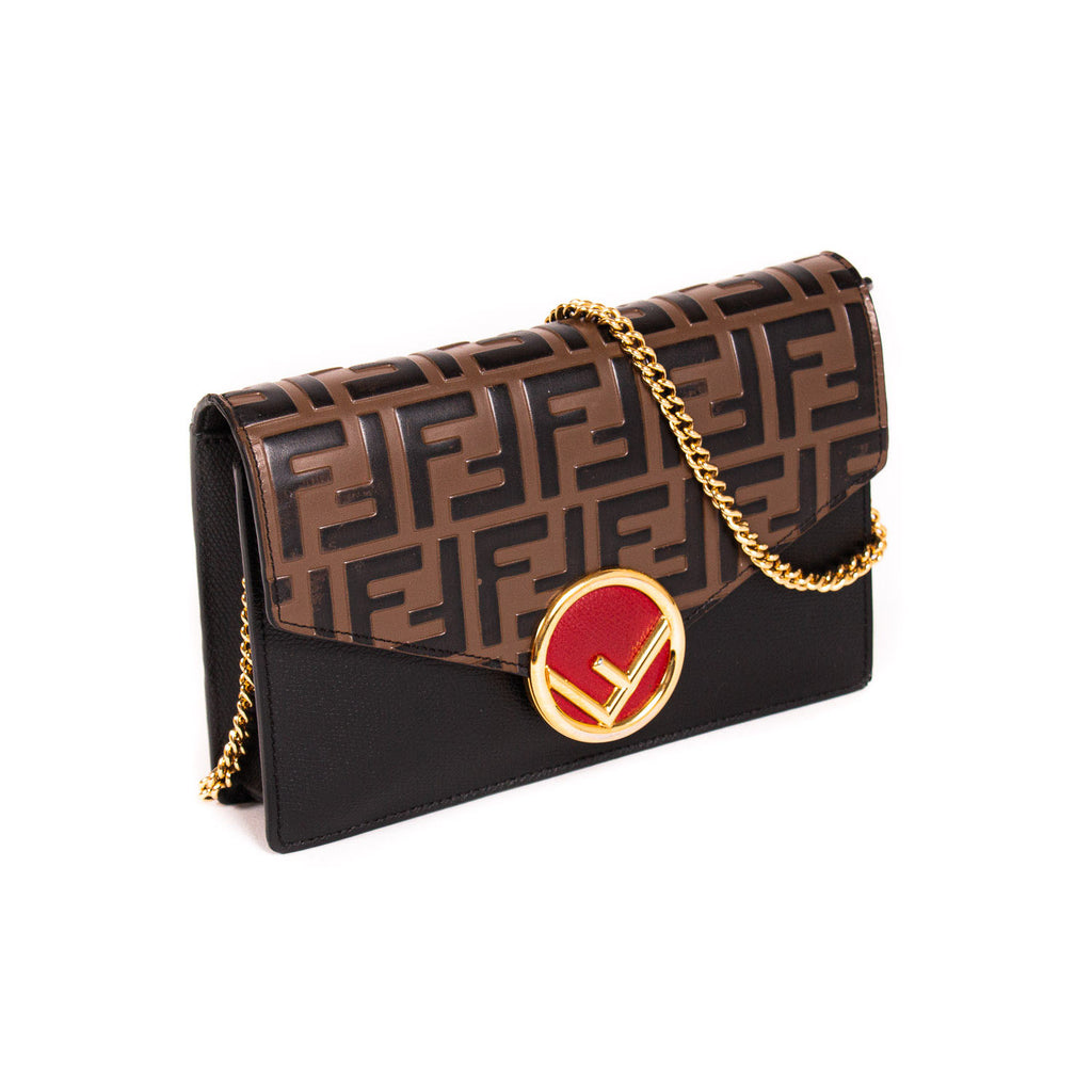 Shop authentic Fendi Double FF Wallet on Chain at revogue for just USD