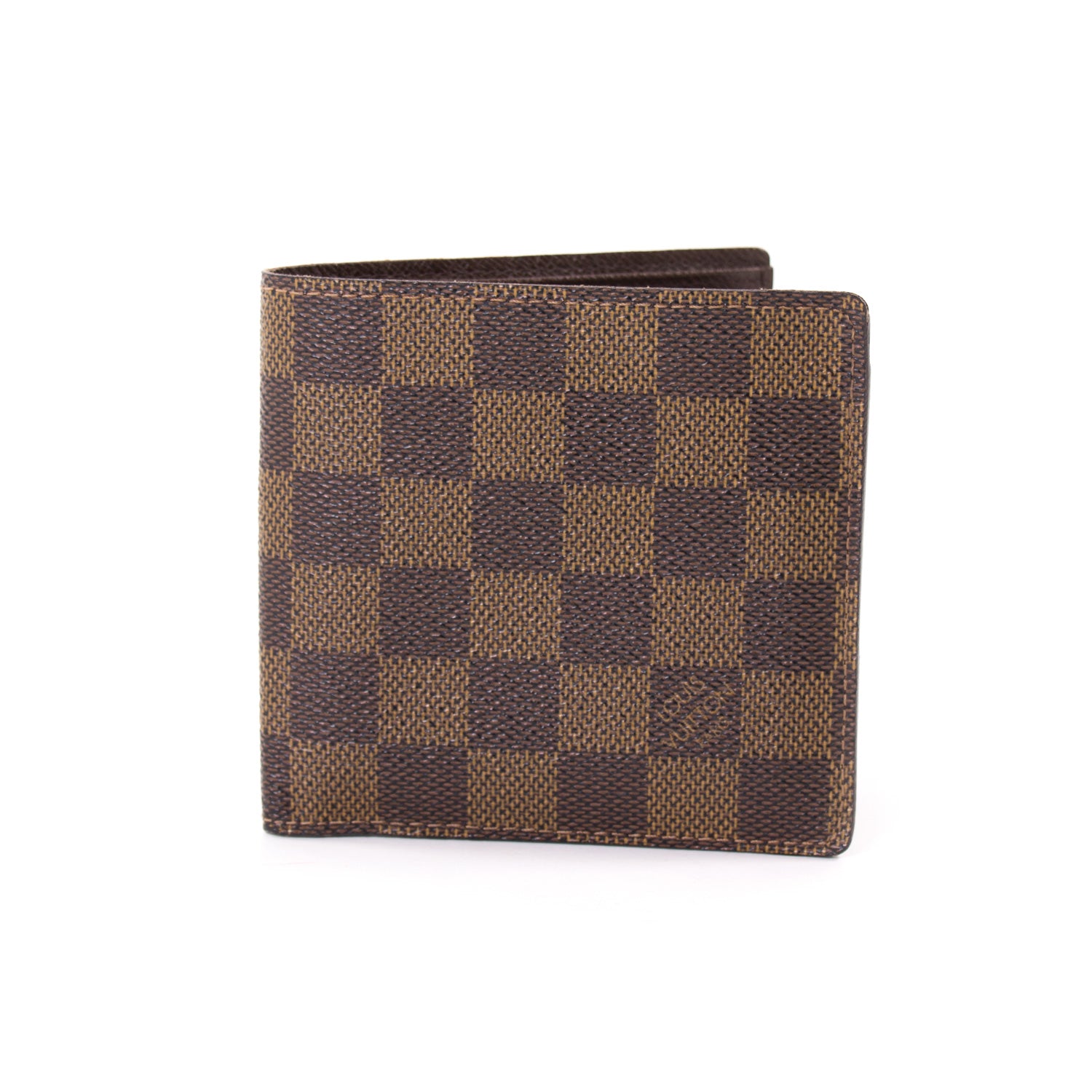 Shop authentic Louis Vuitton Damier Ebene Macro Wallet at revogue for ...