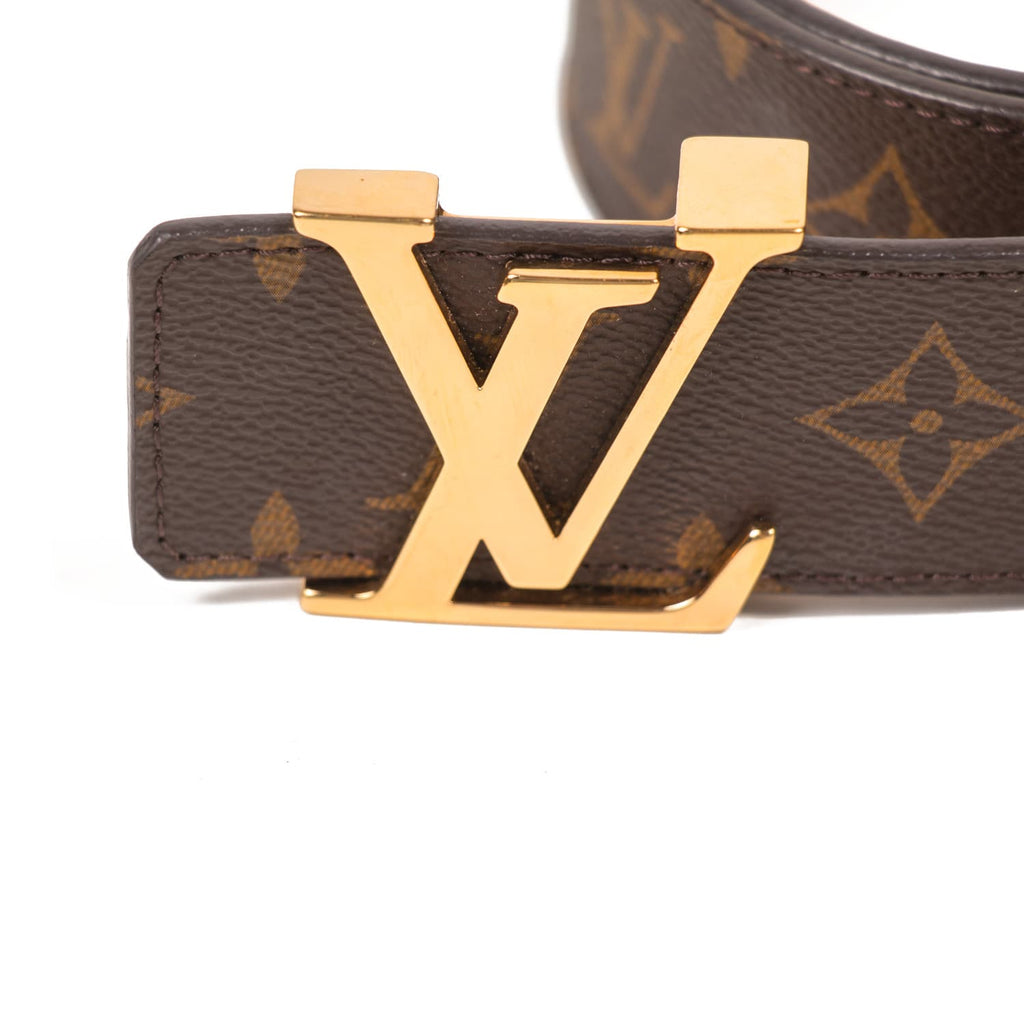 Shop authentic Louis Vuitton Monogram Initiales Belt at revogue for just USD 400.00