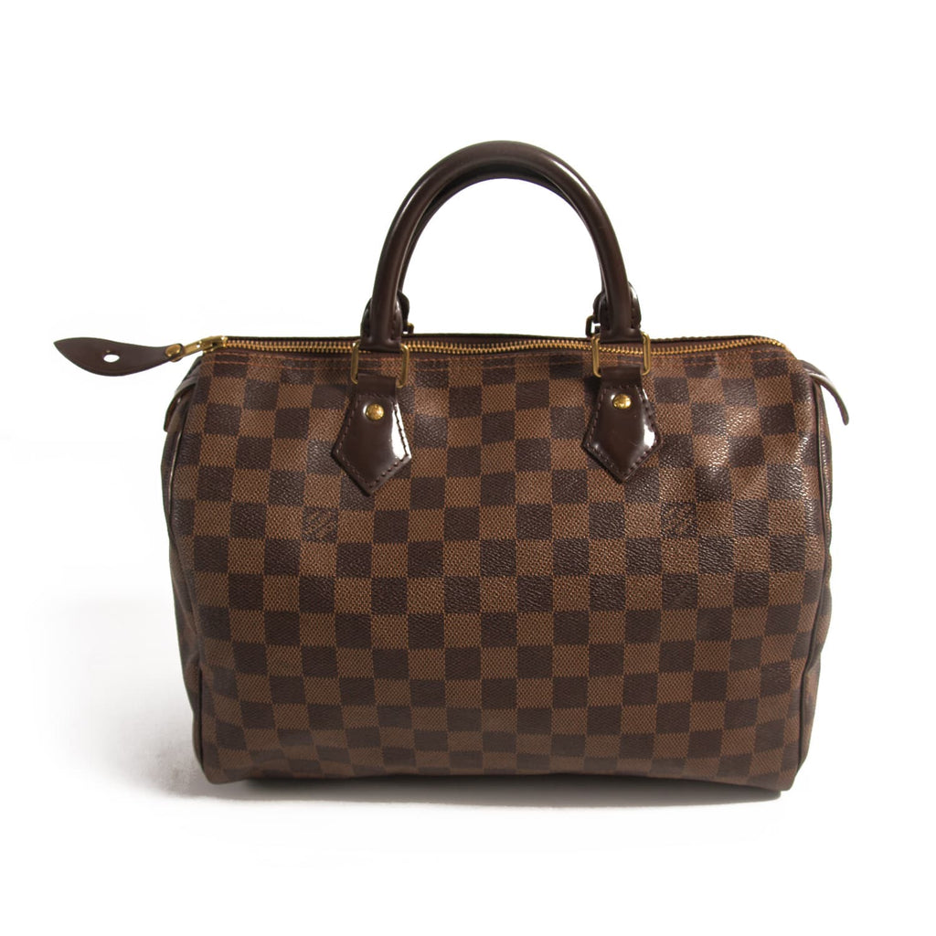 Louis Vuitton Speedy Bandouliere 30 Damier Ebene Review,Modelling shopts 