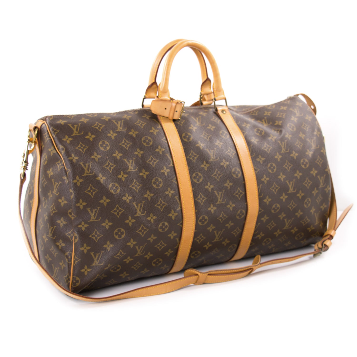 Shop authentic Louis Vuitton Monogram Keepall 55 at revogue for just ...