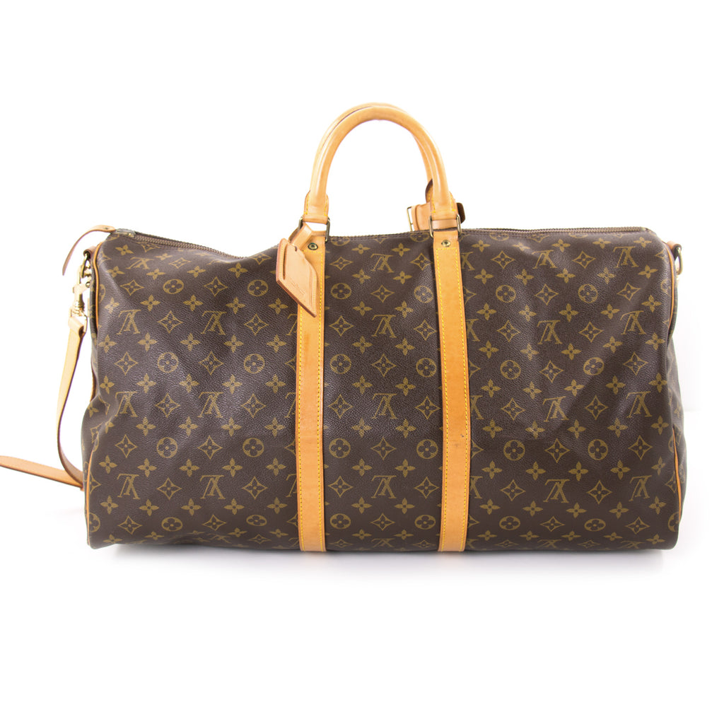 Shop authentic Louis Vuitton Monogram Keepall 55 at revogue for just USD 1,200.00