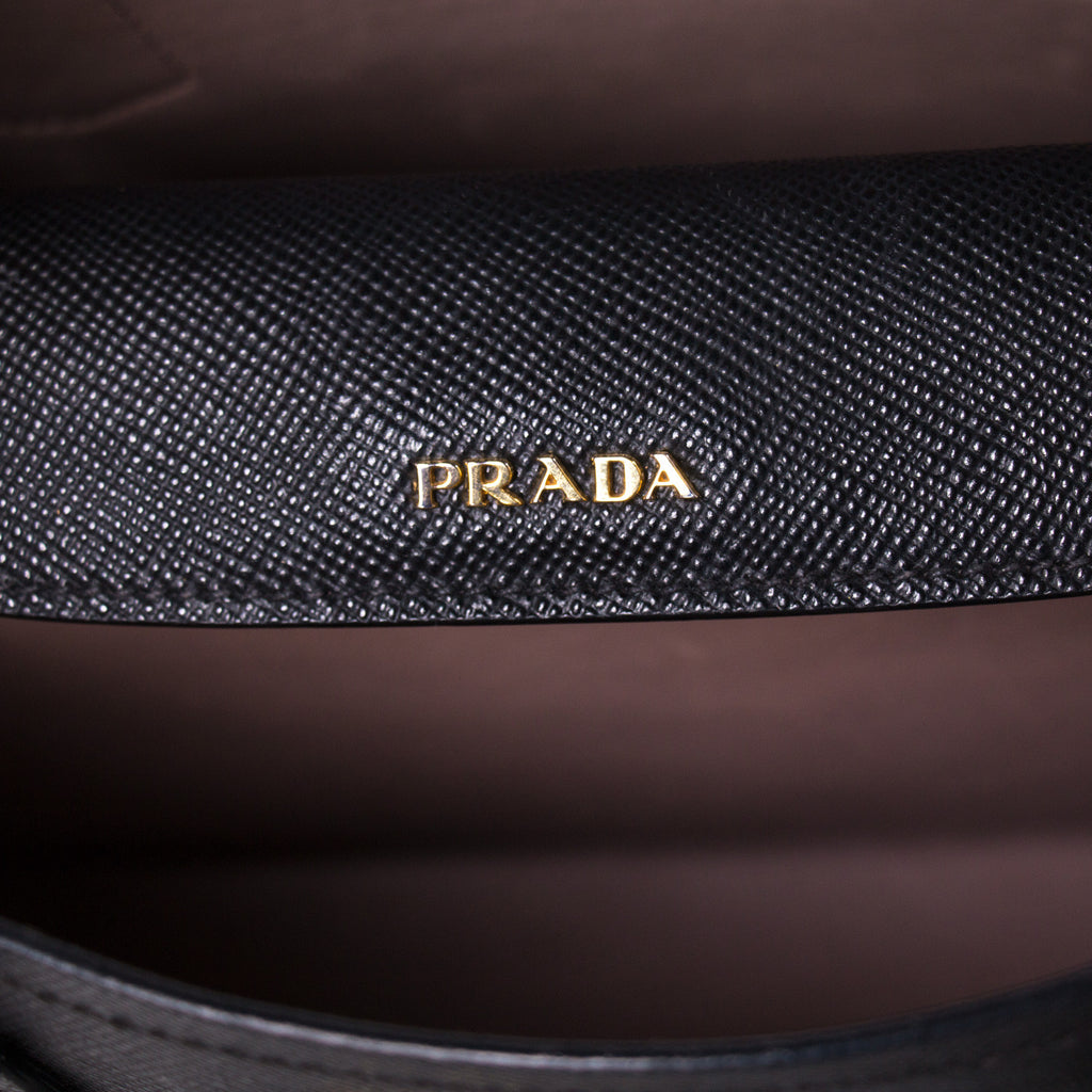 Shop authentic Prada Saffiano Double Bag Tote at revogue for just USD ...