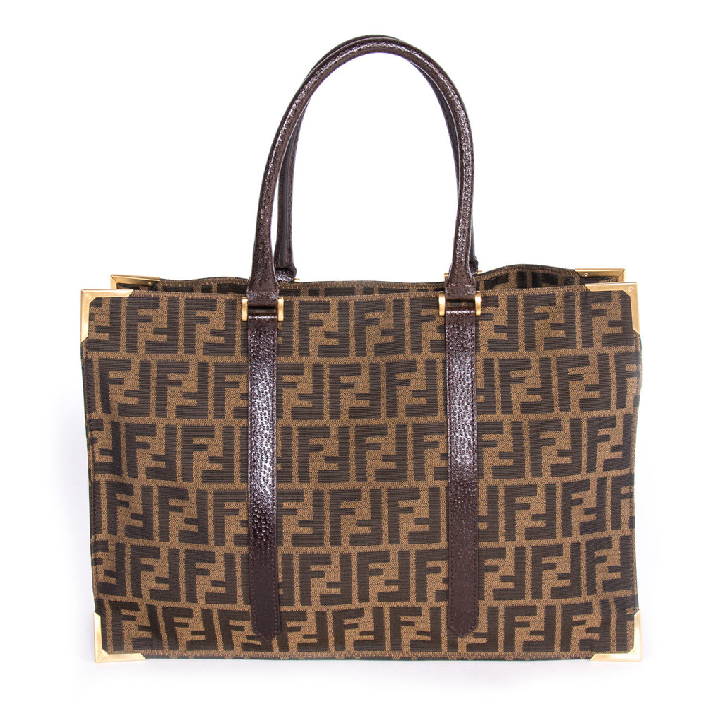 Shop authentic Fendi Classico No. 4 Canvas Zucca Tote Bag at revogue ...