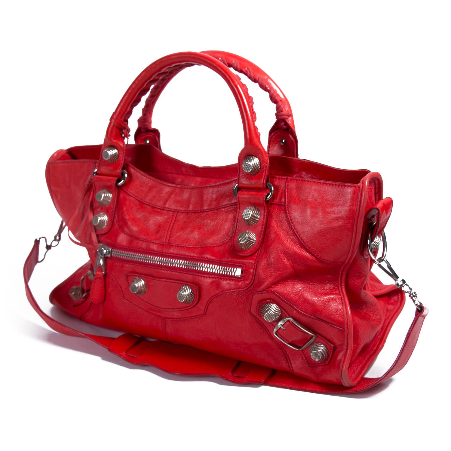 Shop authentic Balenciaga Lambskin Classic City Bag at revogue for just ...