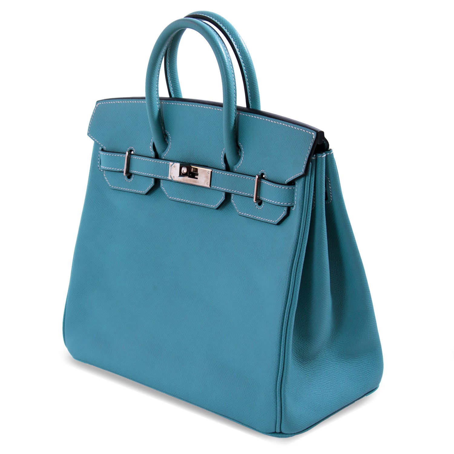 Shop authentic Hermès Birkin 28 HAC Blue Jean Epsom at revogue for just ...