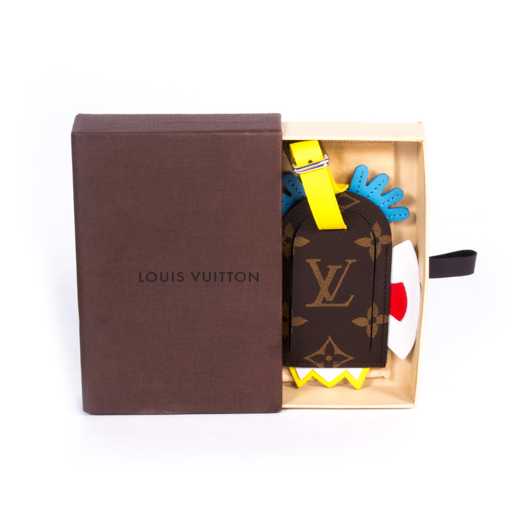 Shop authentic Louis Vuitton Tribal Mask Luggage Tag at revogue for just USD 199.00