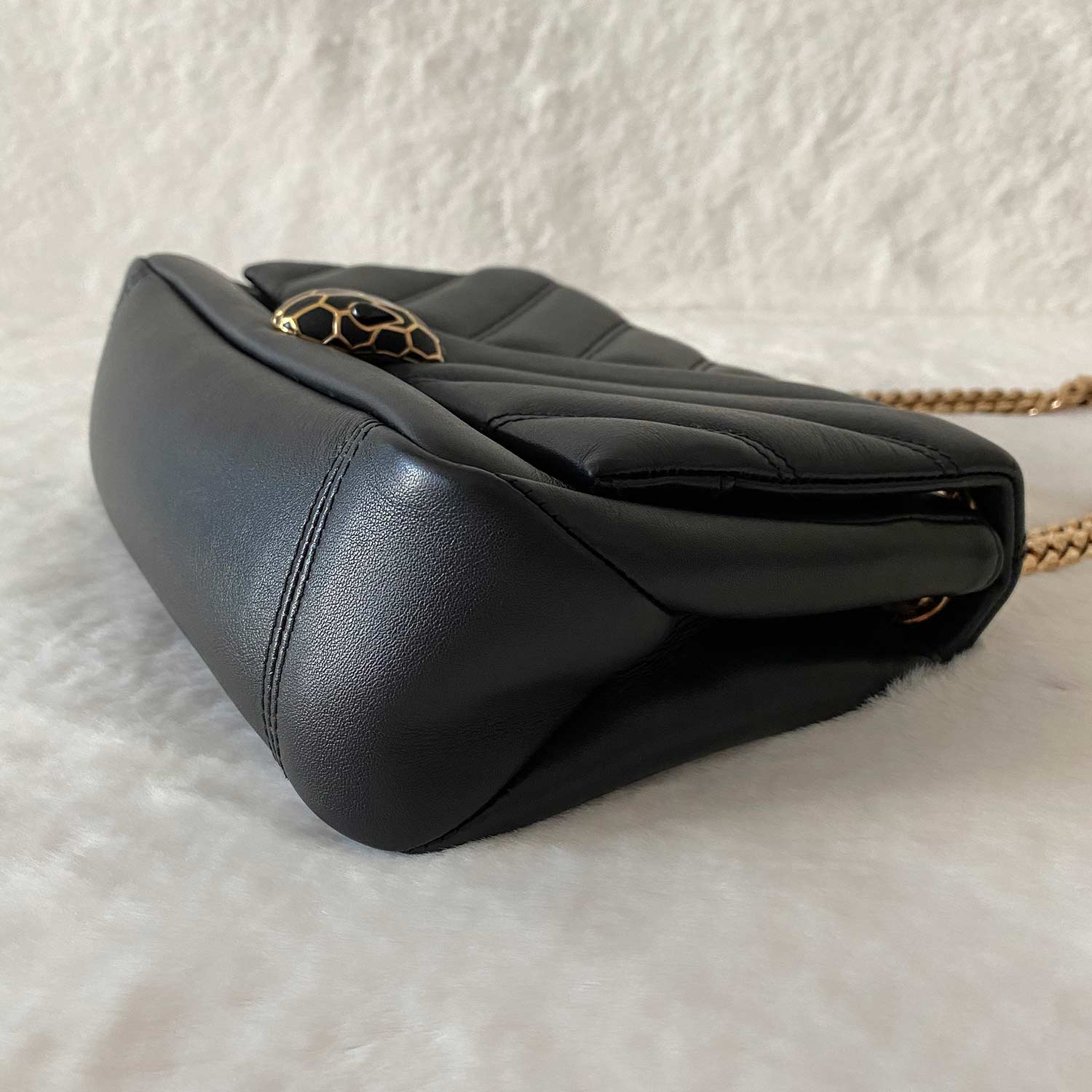 Shop authentic Bvlgari Serpenti Cabochon Shoulder Bag at revogue for ...