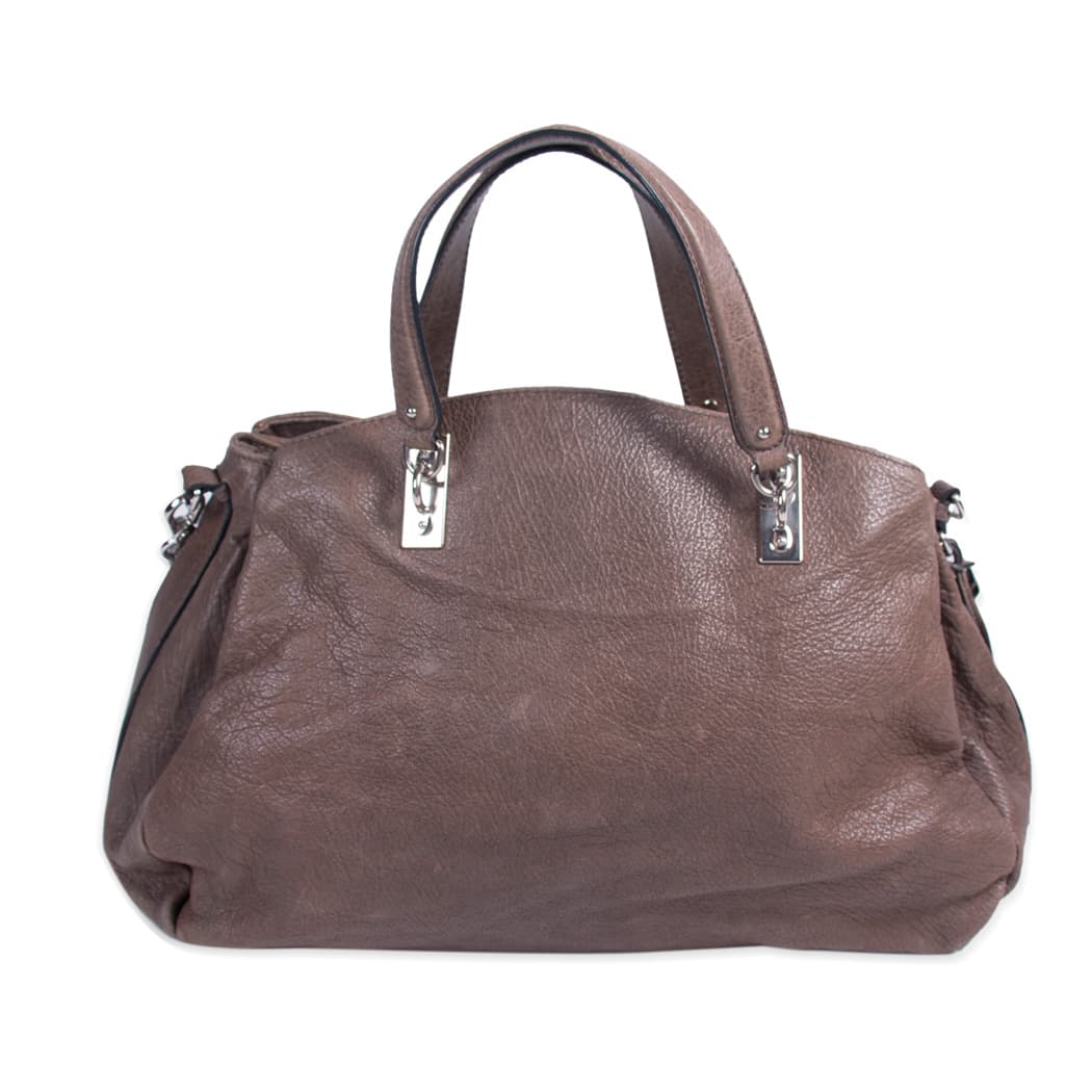Shop authentic Céline Chain-Link Leather Shoulder Bag at revogue for ...