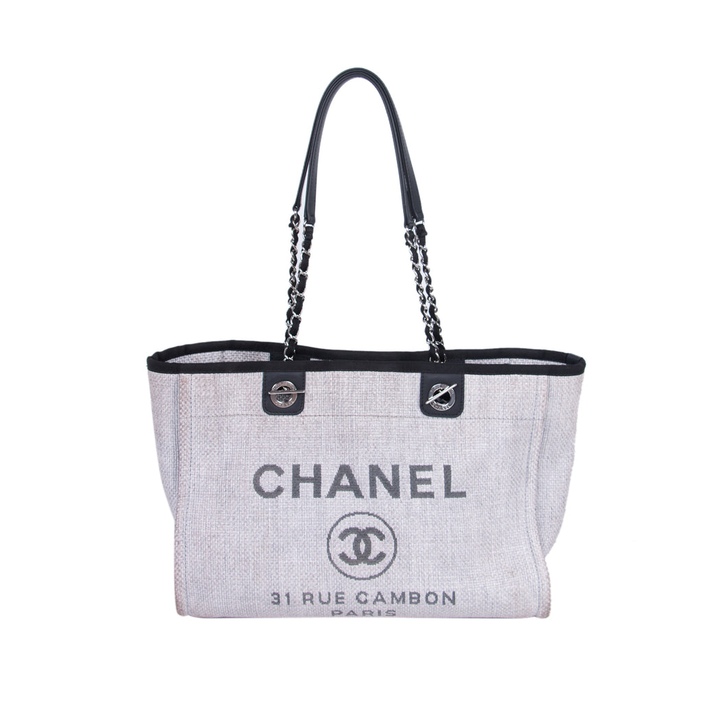 Shop authentic Chanel Small Deauville Tote Bag at revogue for just USD ...
