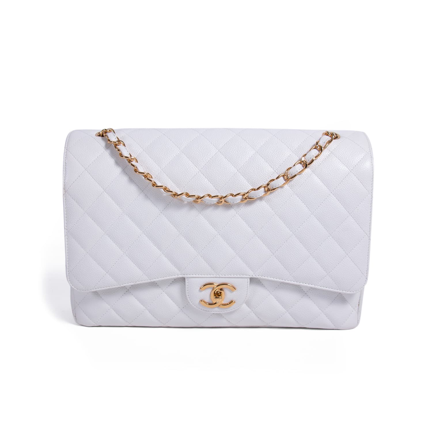 Shop authentic Chanel Classic Maxi Double Flap Bag at revogue for just ...