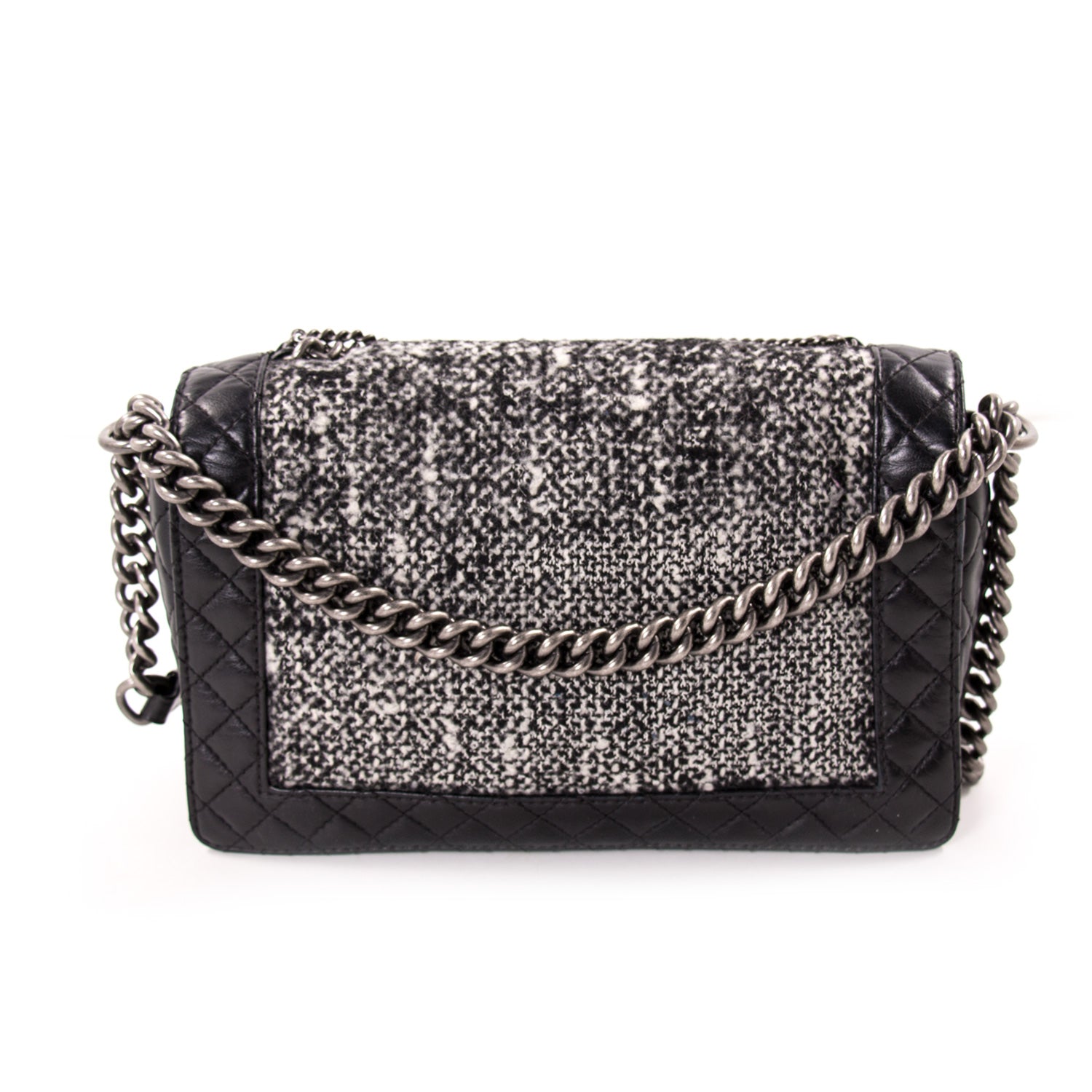 Shop authentic Chanel New Medium Enchained Boy Flap Bag at revogue for ...