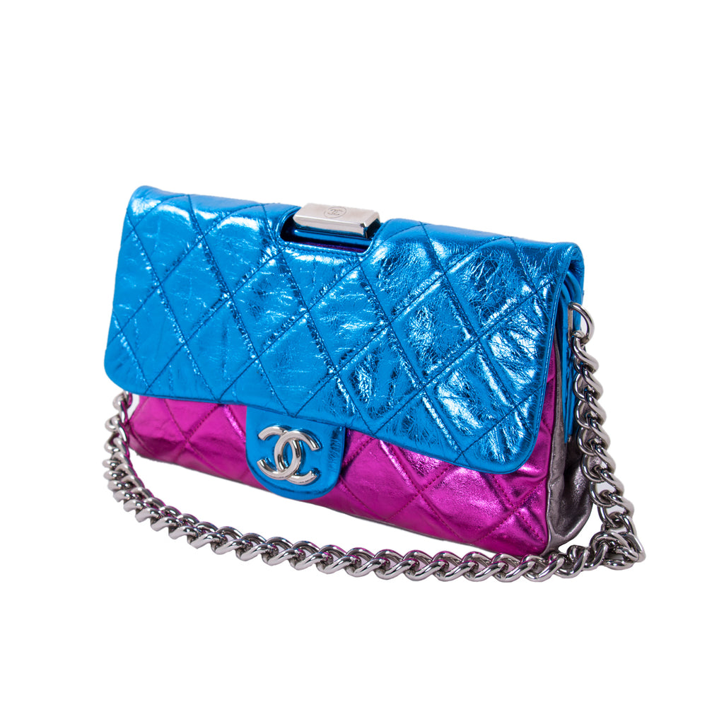 Shop authentic Chanel Glazed Multicolor Flap Bag at revogue for just ...