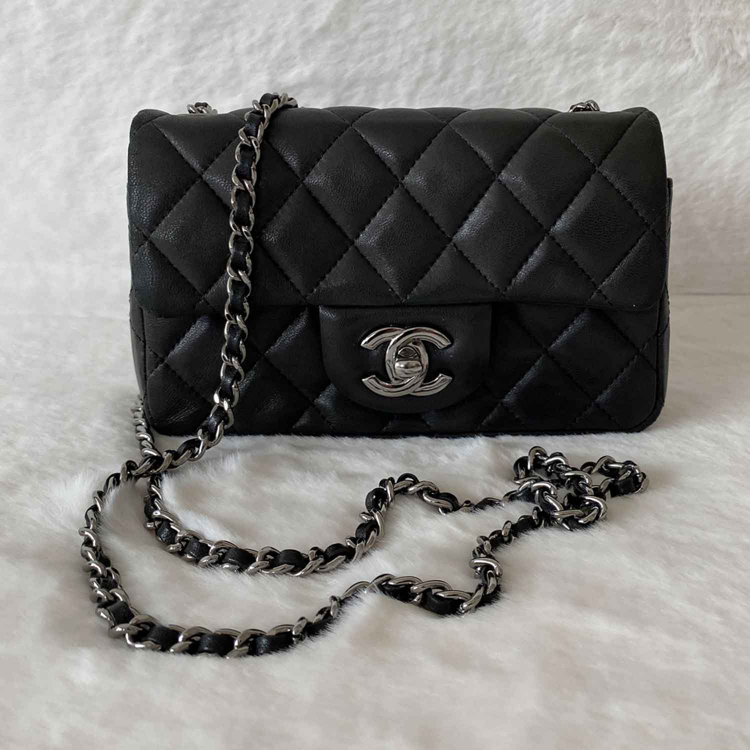 Shop authentic Chanel Classic Rectangular Mini Flap Bag at revogue for ...