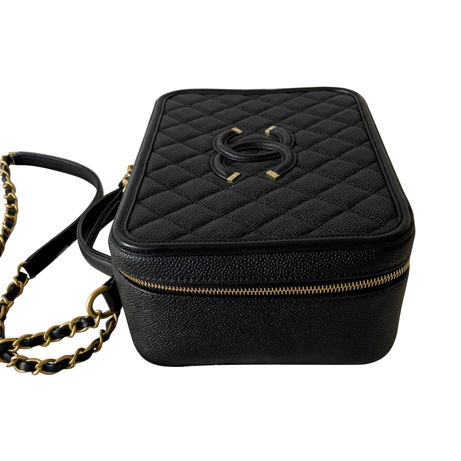 Shop authentic Chanel Medium Filigree Vanity Case at revogue for just ...