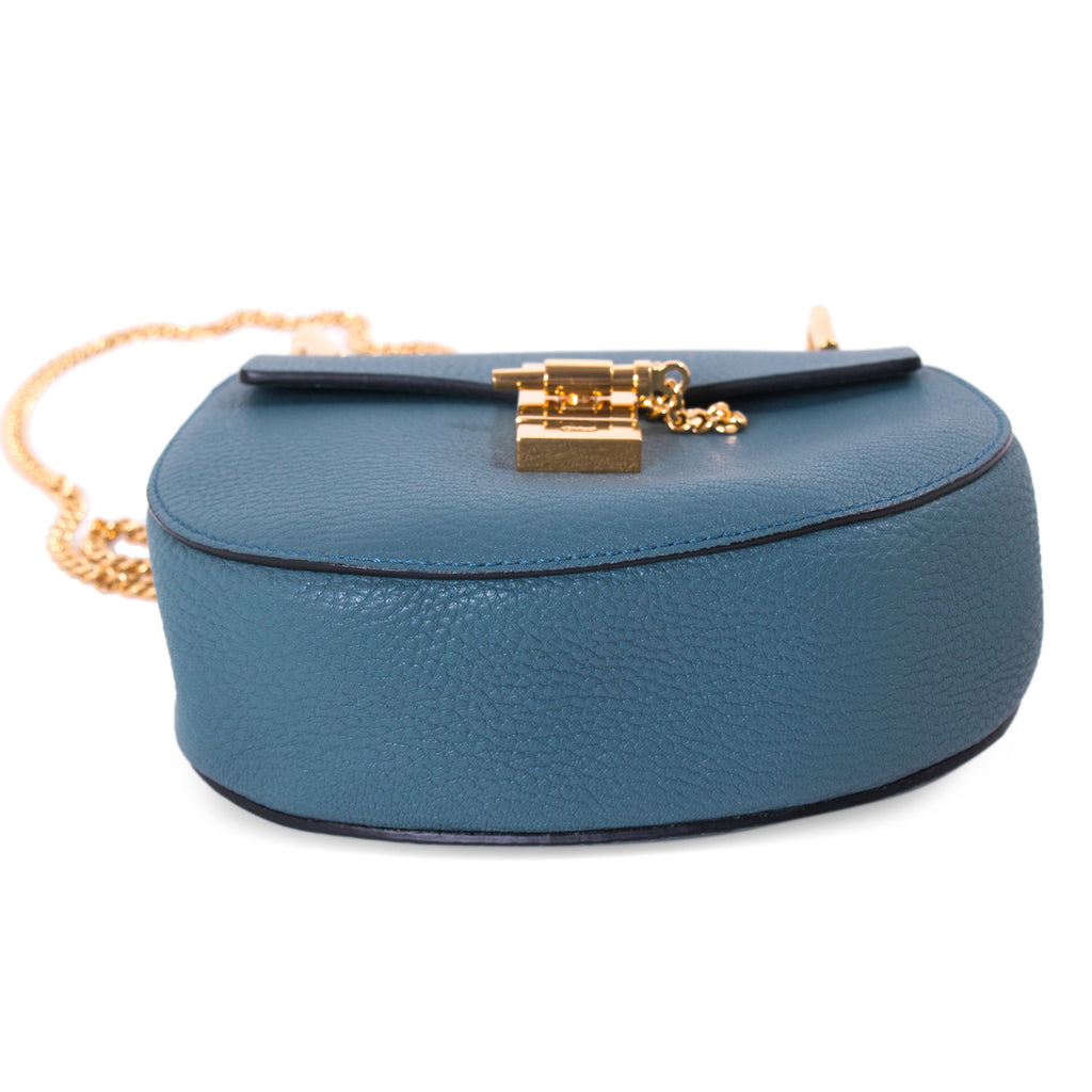 Shop authentic Chloé Drew Mini Leather Shoulder Bag at revogue for just ...