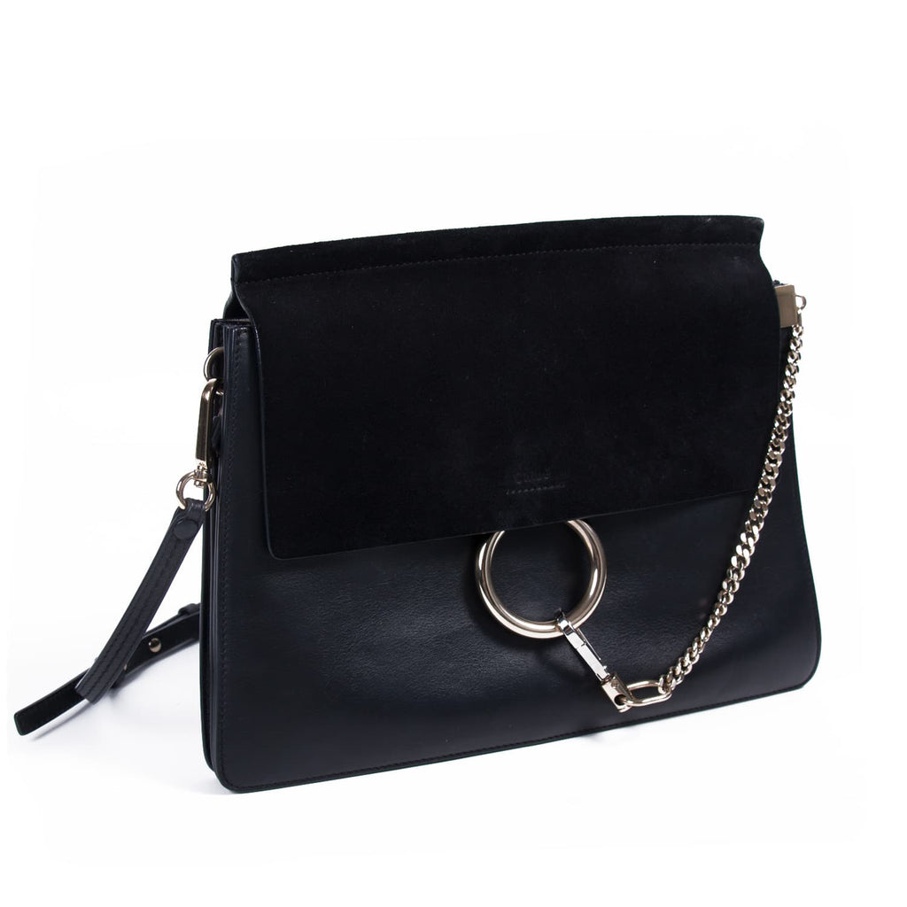 chloe faye bag black