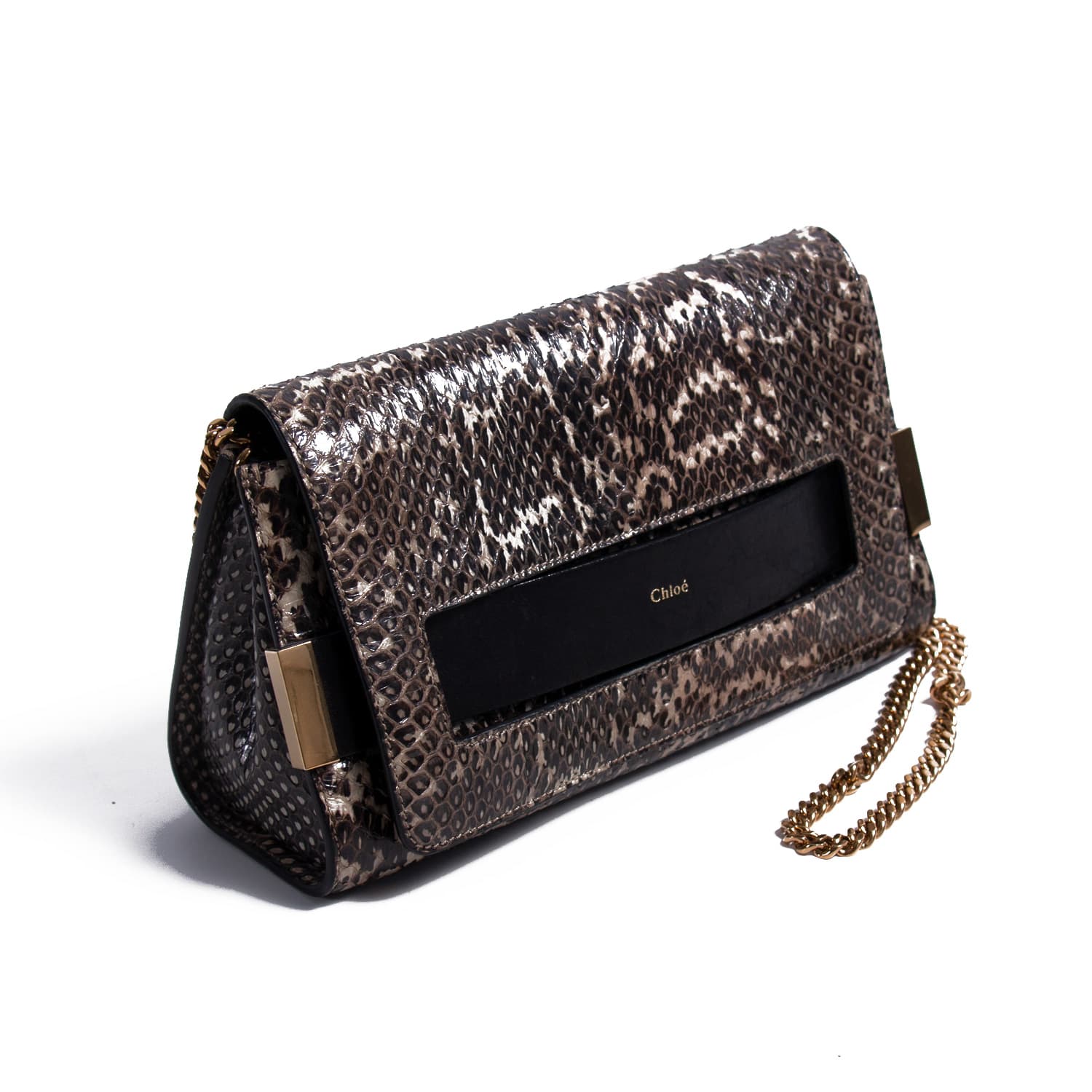 Shop authentic Chloé Snakeskin Medium Elle Bag at revogue for just USD ...