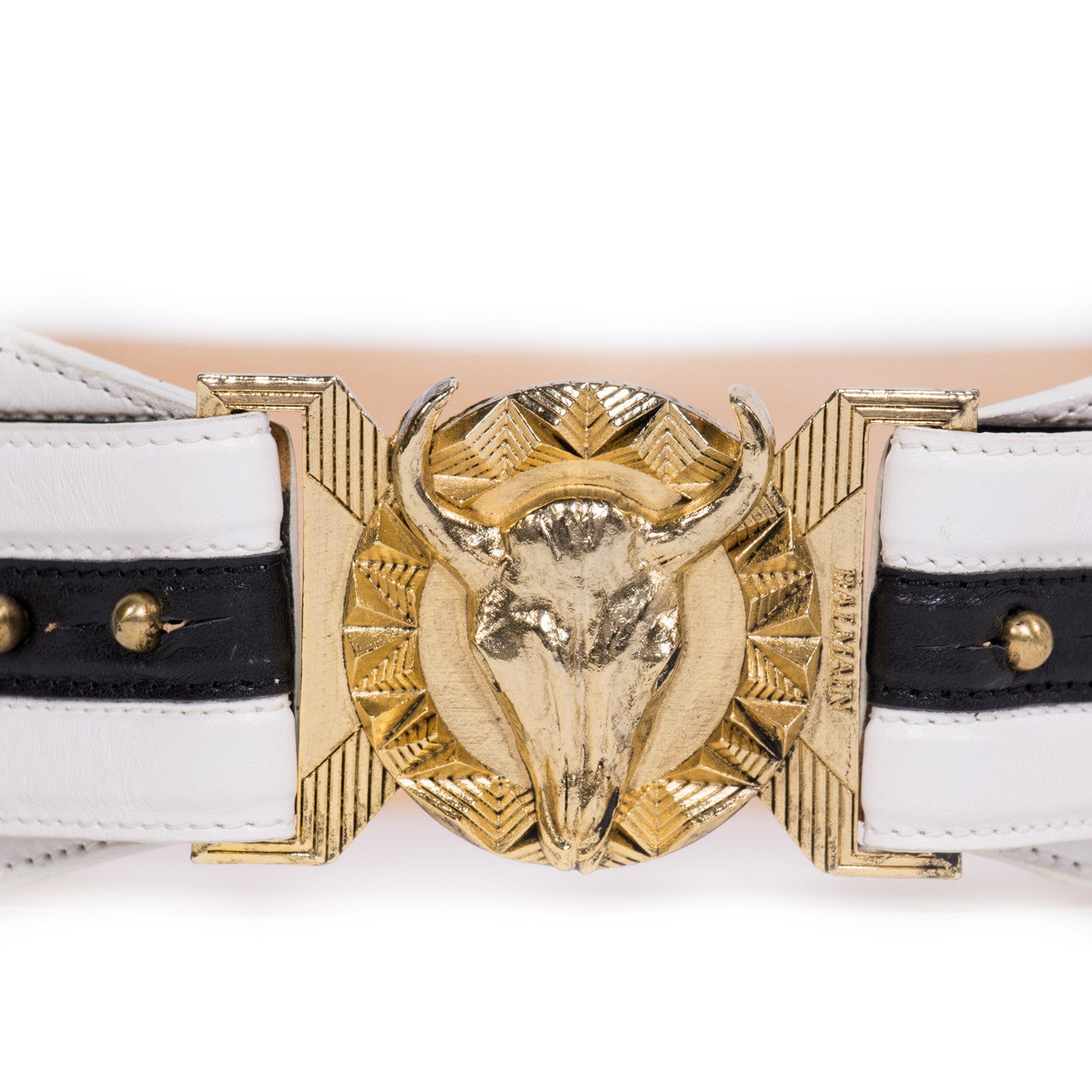 Shop authentic Balmain Bull Head Belt at revogue for just USD 269.00