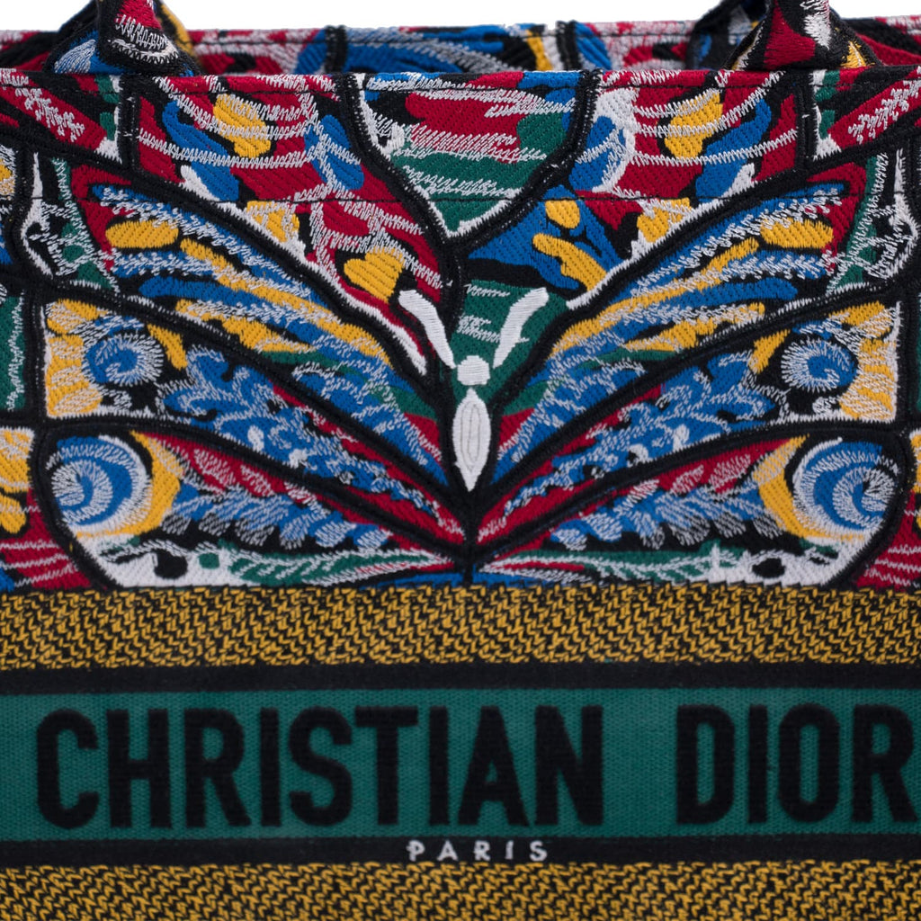 Shop authentic Christian Dior Embroidered Butterfly Booktote at revogue ...