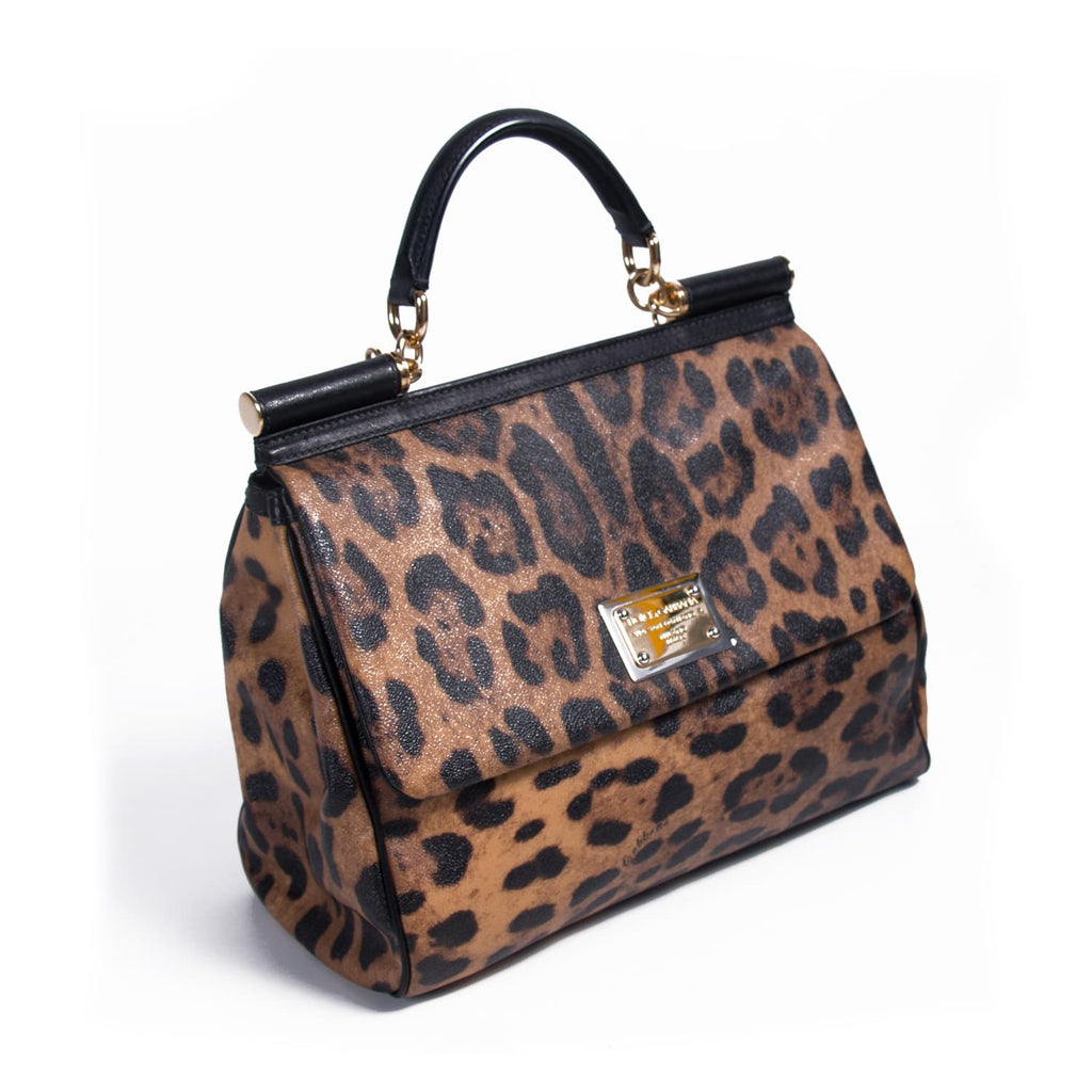Shop authentic Dolce&Gabbana Leopard Print Miss Sicily at revogue for ...