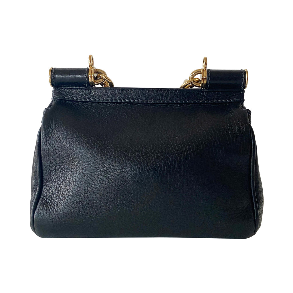 Shop authentic Dolce & Gabbana Mini Sicily Shoulder Bag at revogue for just  USD 