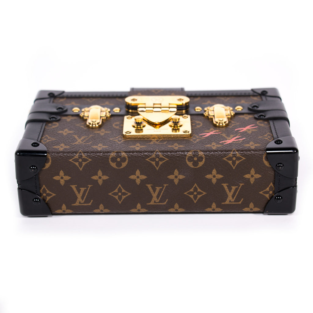 LOUIS VUITTON NEW Monogram Canvas Loop Gold Chain Small Evening Shoulder  Bag For Sale at 1stDibs